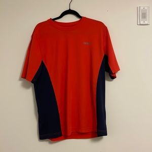 Mens Orange Reebok Workout Shirt